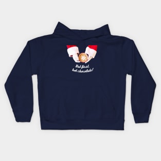 But first, hot chocolate! Kids Hoodie